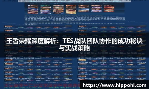 王者荣耀深度解析：TES战队团队协作的成功秘诀与实战策略